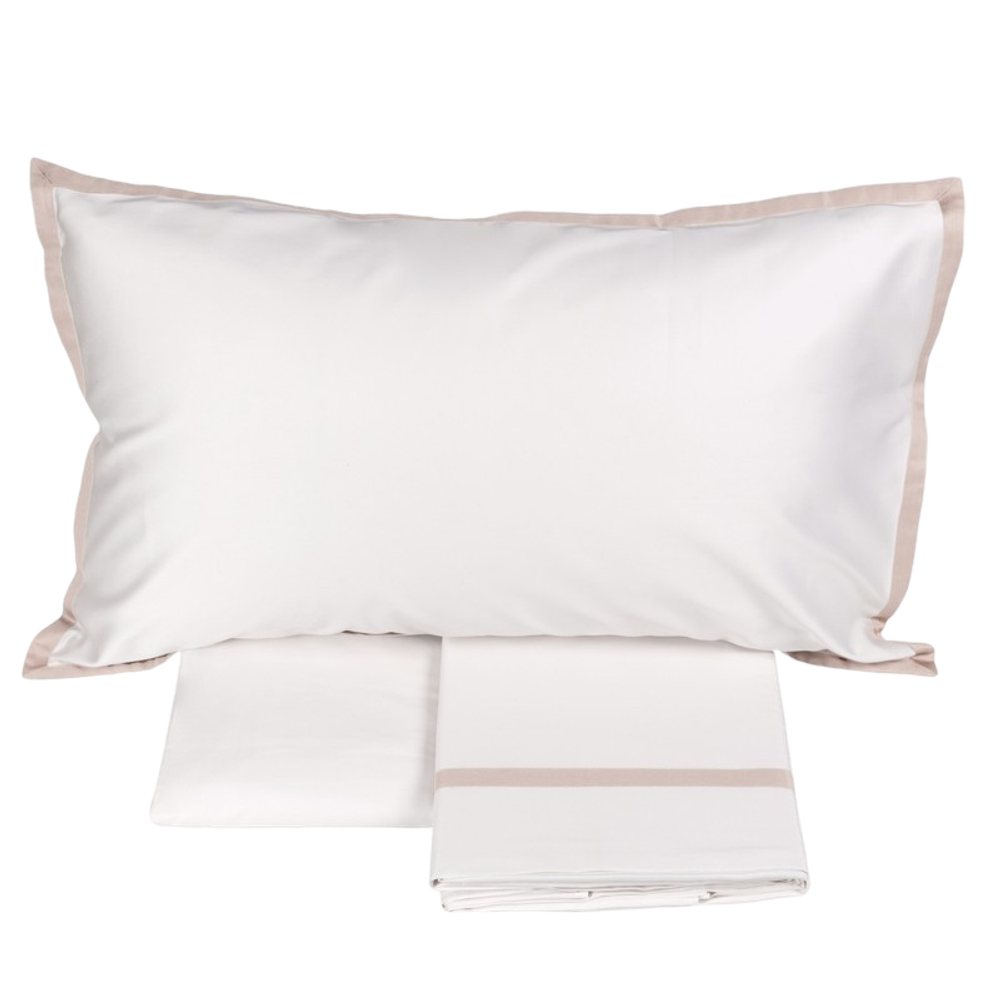 Постельное белье Hellen (240 x 220 см) Bianco Seta/Rosa Boho