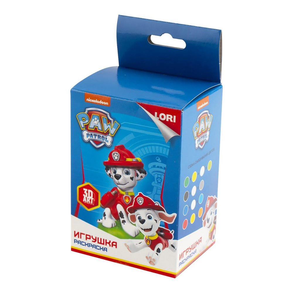 3D Art Панно-раскраска 20*20см Щенячий патруль "Гончик" (Lori)