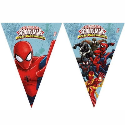 Гирлянда бумажная «Человек-паук», 300 см