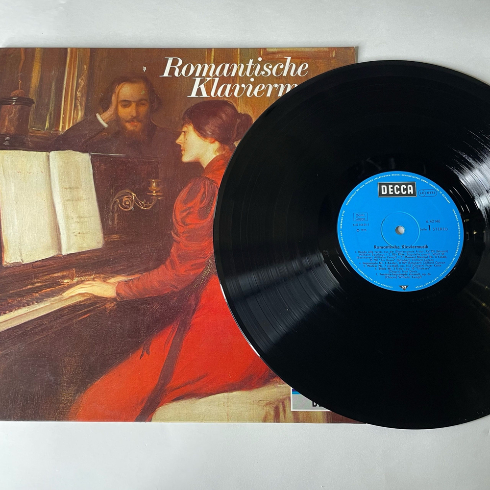 Винтажная виниловая пластинка LP Сборник Классической Музыки Romantische Klaviermusik (Германия 1977)