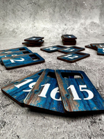 Номерки для гардероба 3х5 см