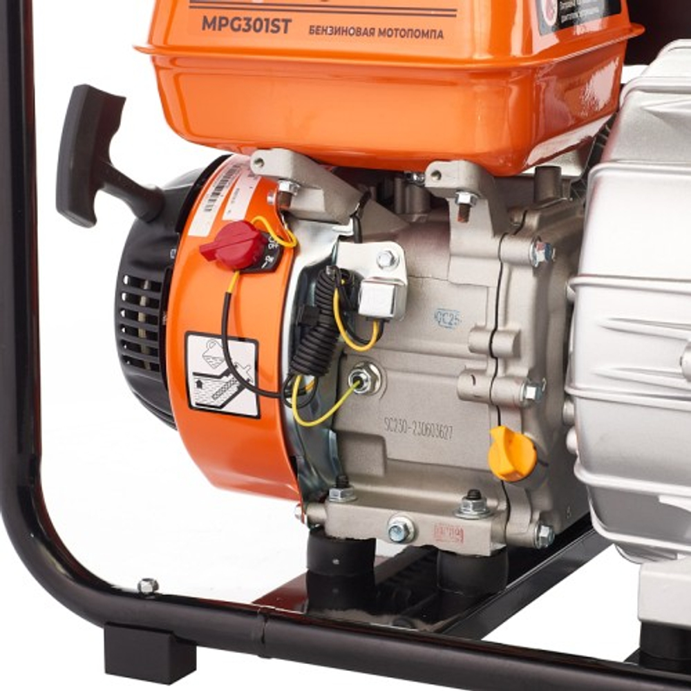 Мотопомпа бензиновая MERAN MPG301ST для грязной воды 100345496