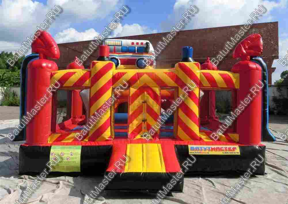 Надувной батут "Пожарная площадка" 6*5*4 м
