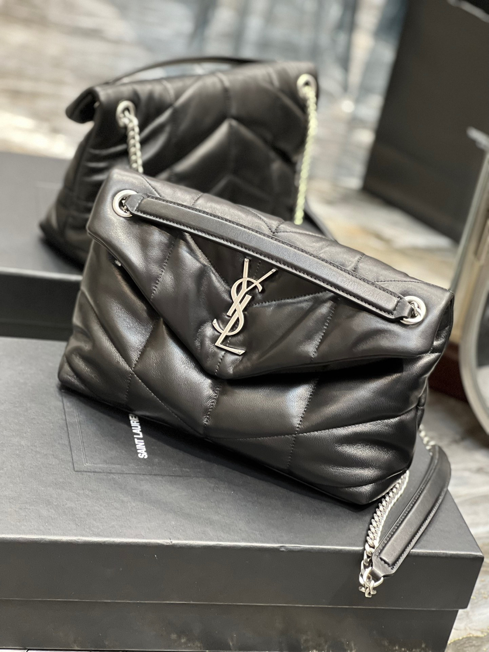Saint Laurent Loulou Puffer Bag 29 cm
