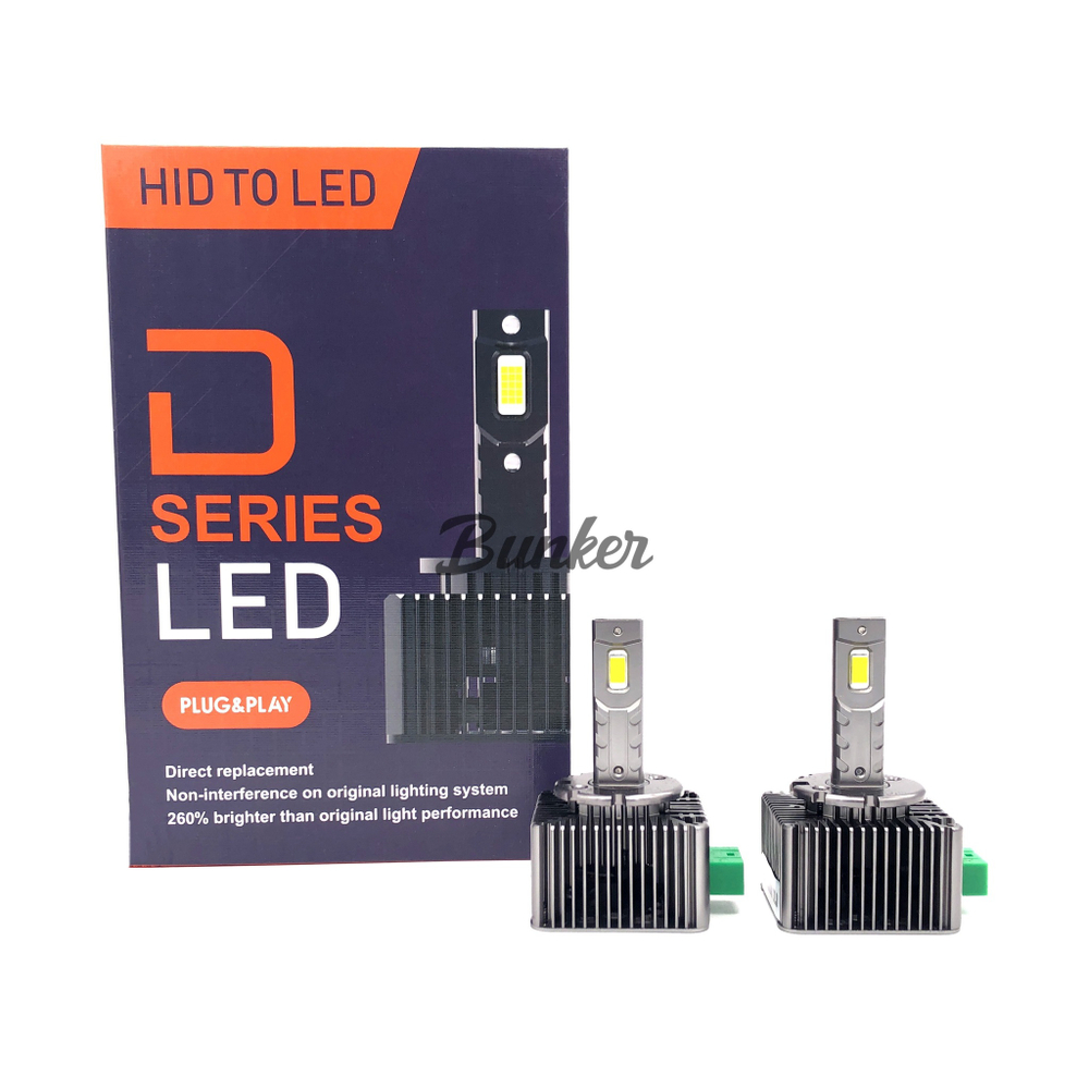 Светодиодные автомобильные LED лампы HID TO LED D3S 6000К 12V