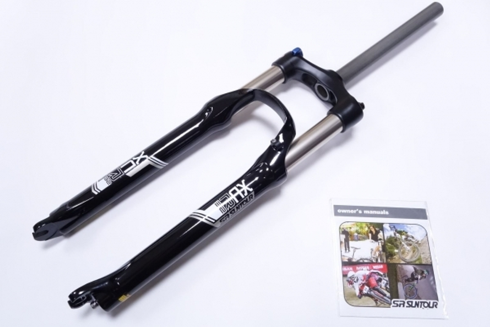Вилка Suntour XCR-32 LO-R 29 блок. + отскок Disk PM 100mm Black
