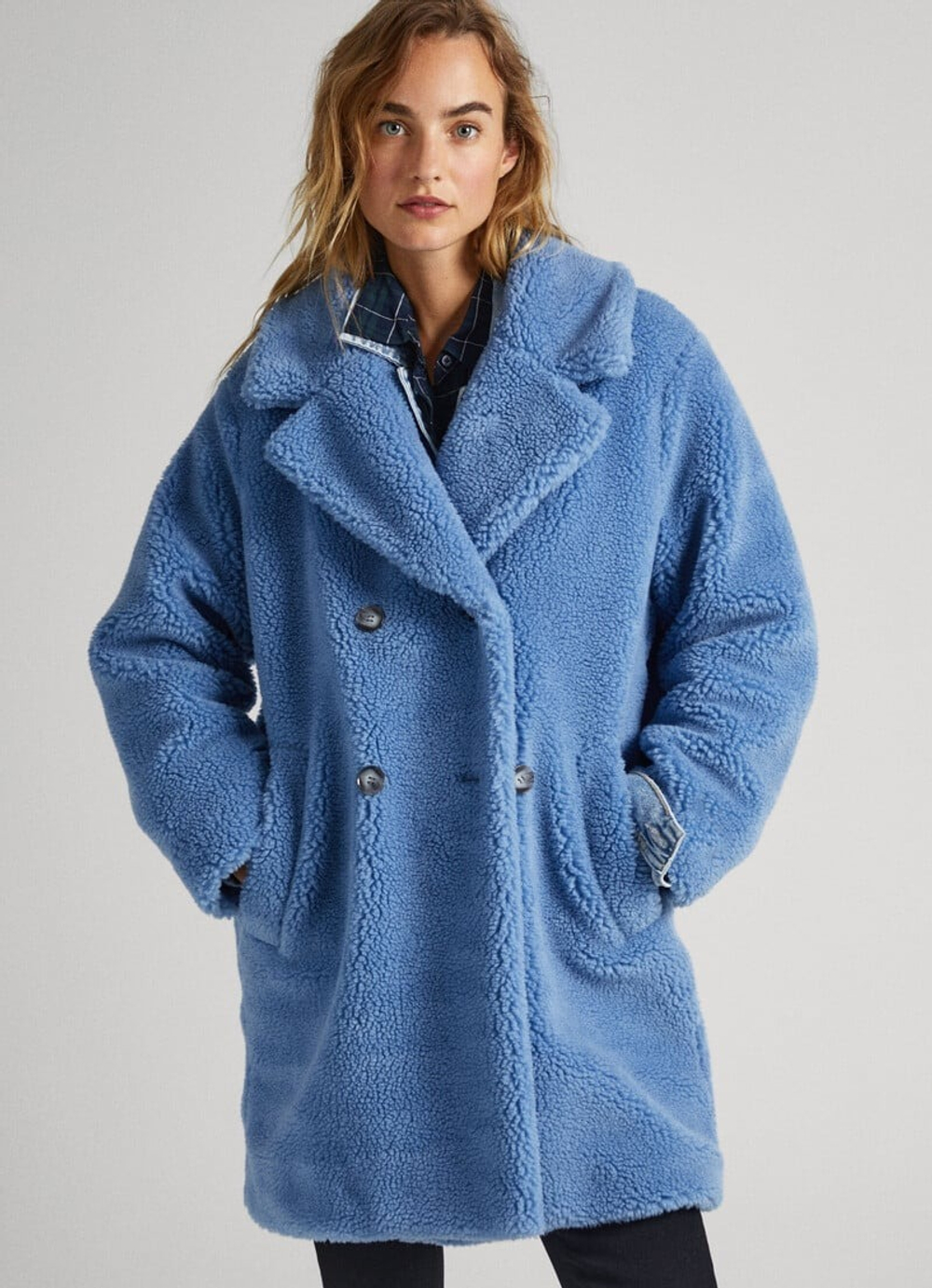 Пальто женское PEPE JEANS SHEEPSKIN COAT