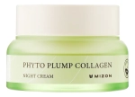 MIZON Ночной крем для лица с фитоколлагеном - Plump Cream Phyto Collagen, 50мл