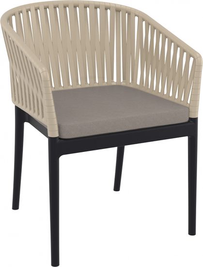 Кресло пластиковое с подушками Portofino