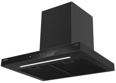 Т-образная пристенная вытяжка Meferi SLIMBOX60BK COMFORT