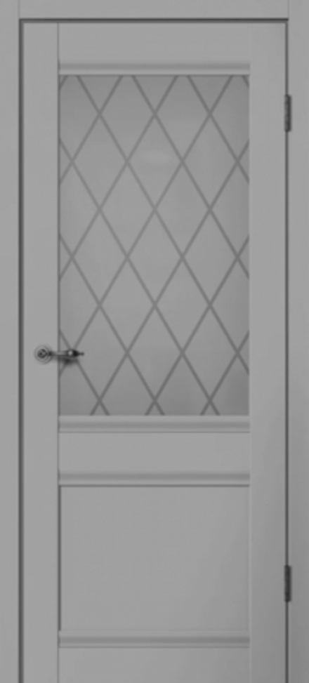 Дверь межкомнатная Classic 1 ПО (серый)