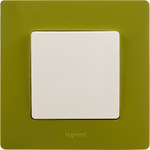 Рамка 1 пост зелёный папоротник ETIKA Legrand