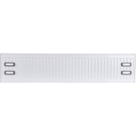 Радиатор панельный профильный ROMMER Compact тип 22 - 300x1400 мм (подкл.боковое, белый)