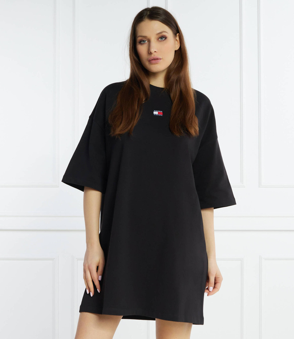 Платье BADGE TEE Tommy Jeans - черный(DW0DW18145)