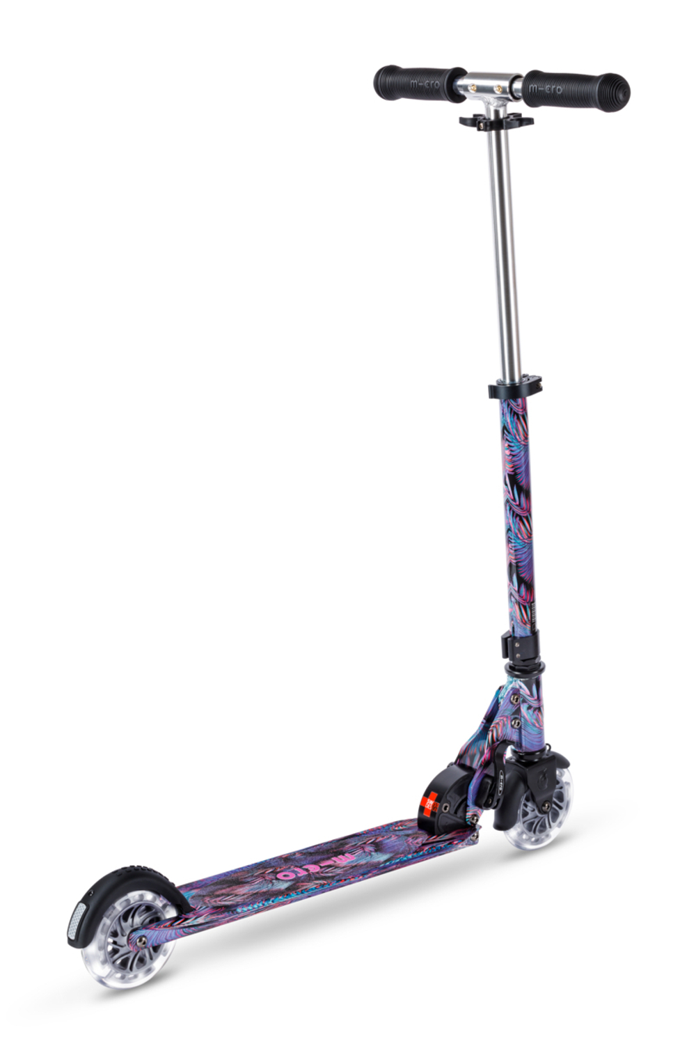 Самокат Micro Sprite LED, Art Джунгли