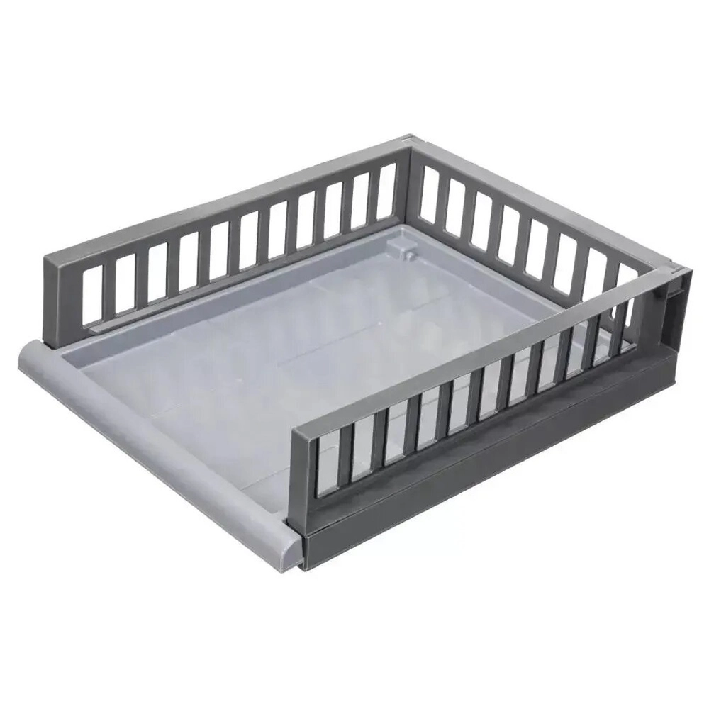 Органайзер с выдвижной полкой на роликах smart M 450х115 мм Серый