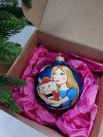 Шар стеклянный "Щелкунчик"