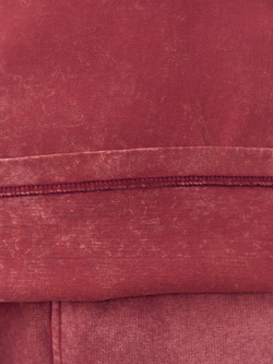 Футболка garment dyed (бордовый)