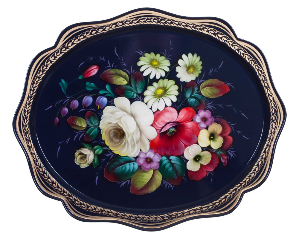 Zhostovo metal tray A15D17082491