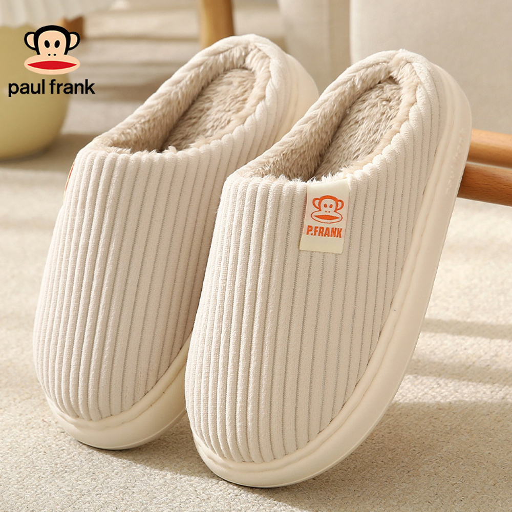 Домашние тапочки Paul Frank Ribbed (White)