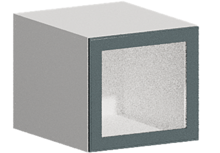 Кухня Модуль ШВГС 519 Белый / Бирюзовая мята