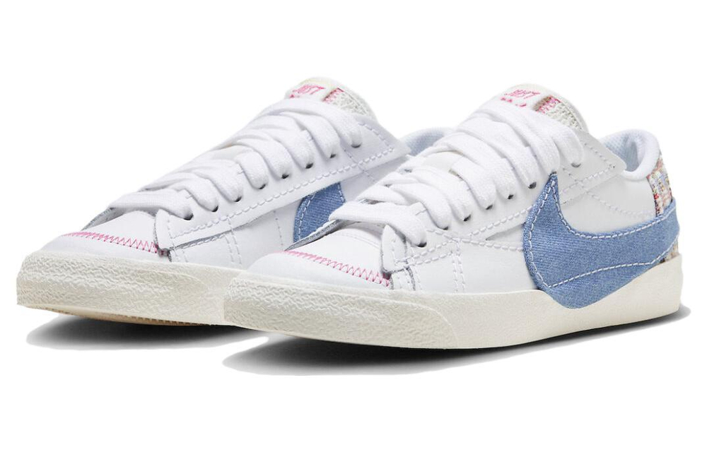Кроссовки Nike Blazer Low Jumbo "Denim Swoosh" (Женская размерная сетка)