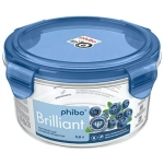 Контейнер для продуктов 0,6л круглый «BRILLIANT» синий