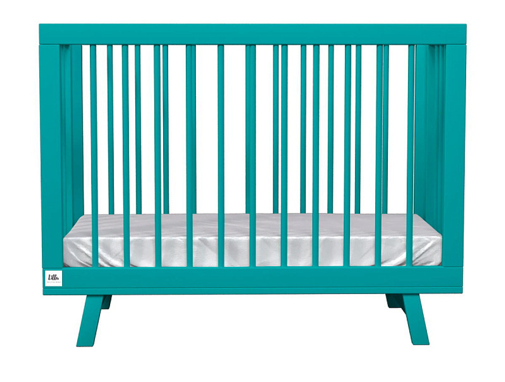 Кроватка детская Lillaland Lilla Aria с маятником Ocean Blue