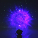 Световой прибор Лазер «Космос» 12*8*8 см, пульт д/у, питание от USB (DC)