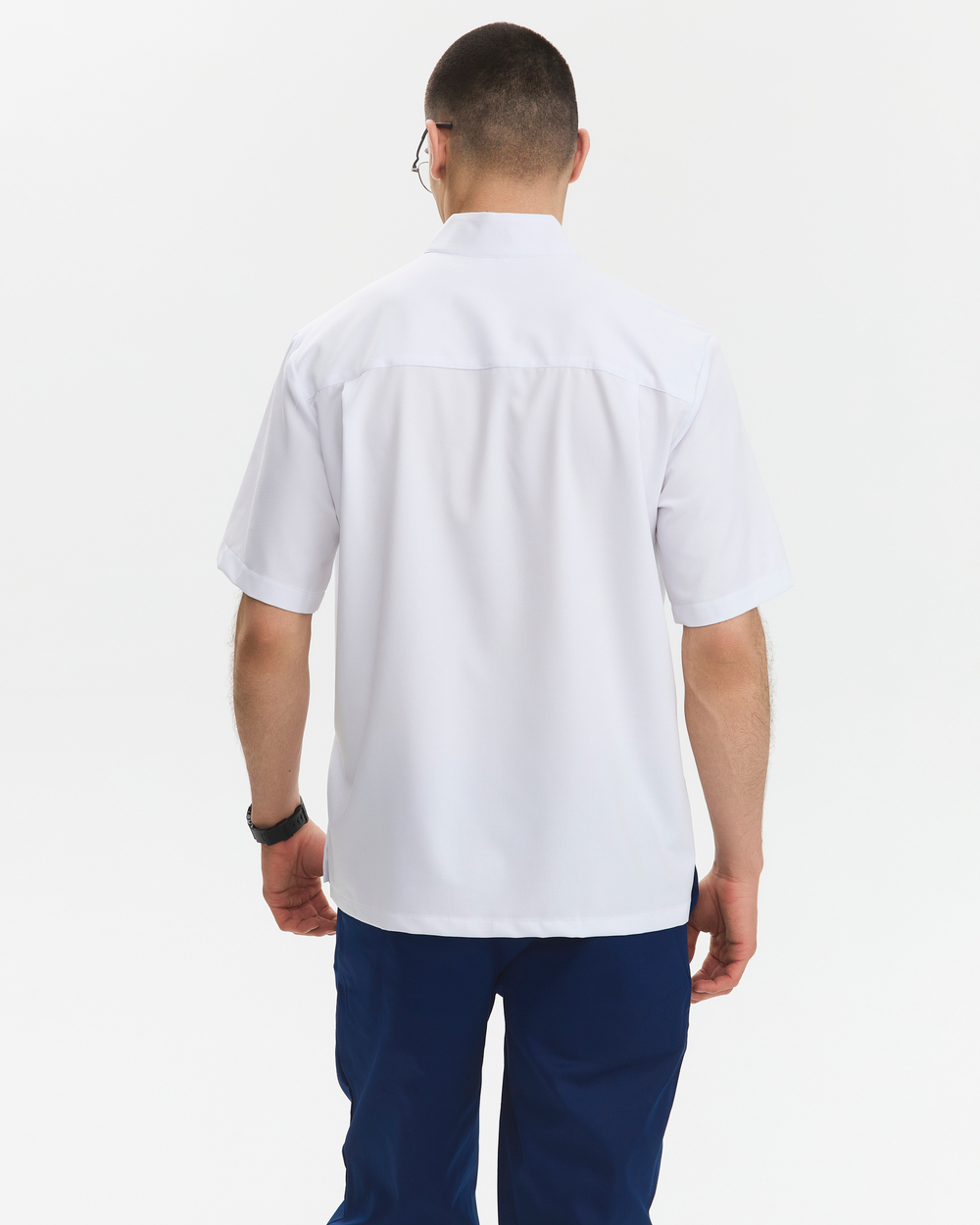 Топ медицинский унисекс Хэритаж, белый