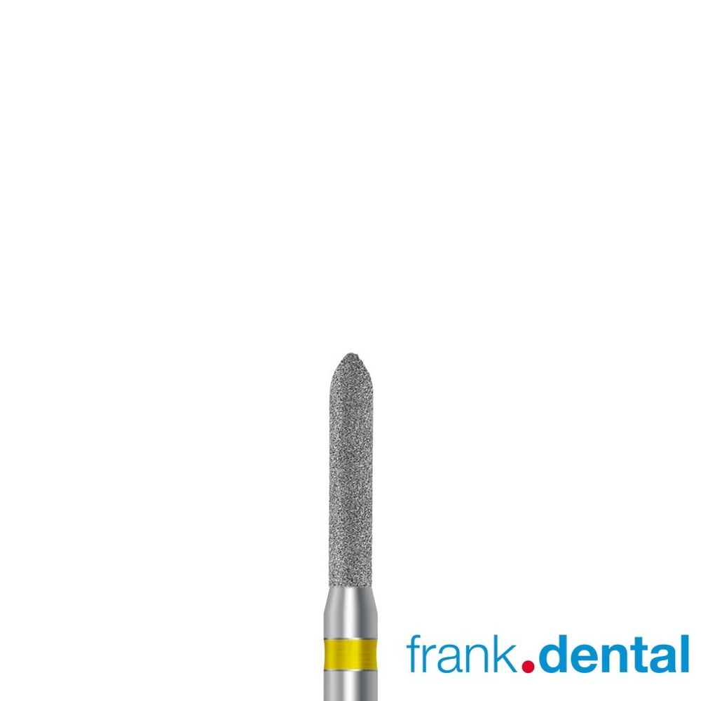 Бор алмазный желтый Frank Dental типа FG - D.878.014.C.FGS