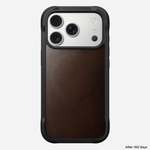 Чехол Nomad Rugged Case horween для iPhone 17 Pro коричневый
