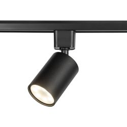 Трековый светильник однофазный ЭРА TR76 - GU10 BK под лампу GU10 Черный