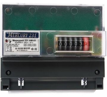 Счетчик МЕРКУРИЙ 231 АМ-01 3ф. 1т