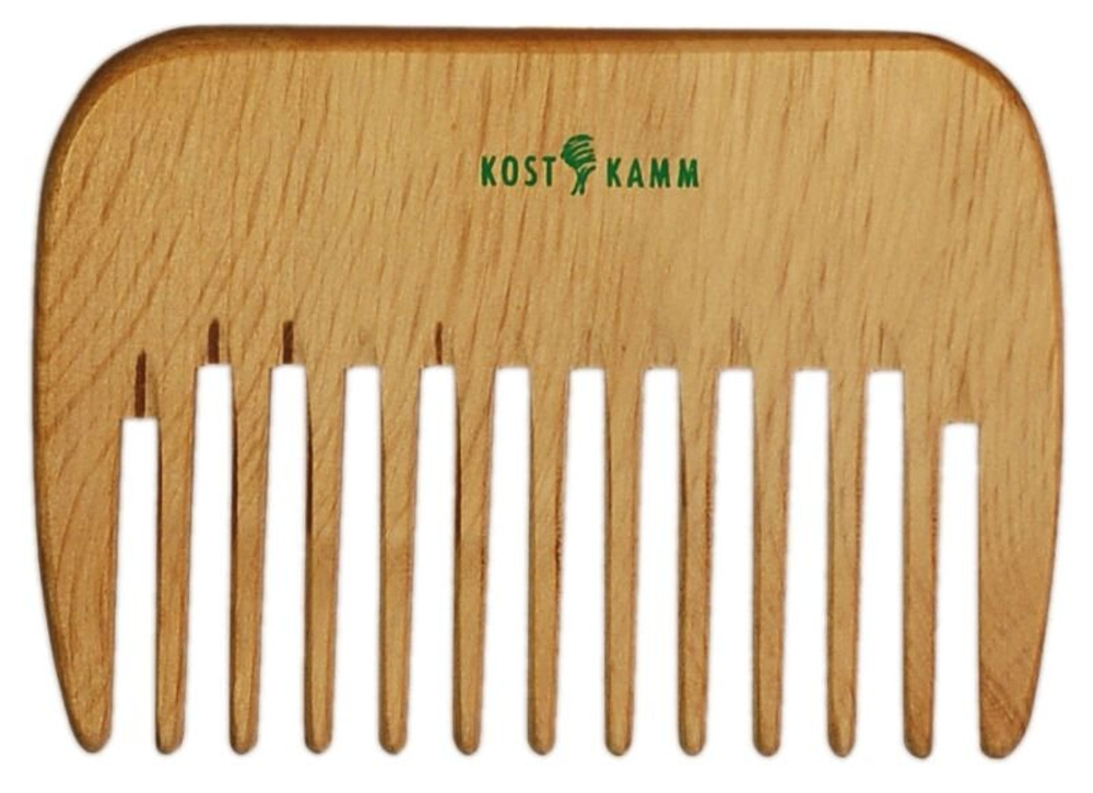 Расческа Kost, деревянная расческа для волос, 10 см, очень жесткая (10 шт.)