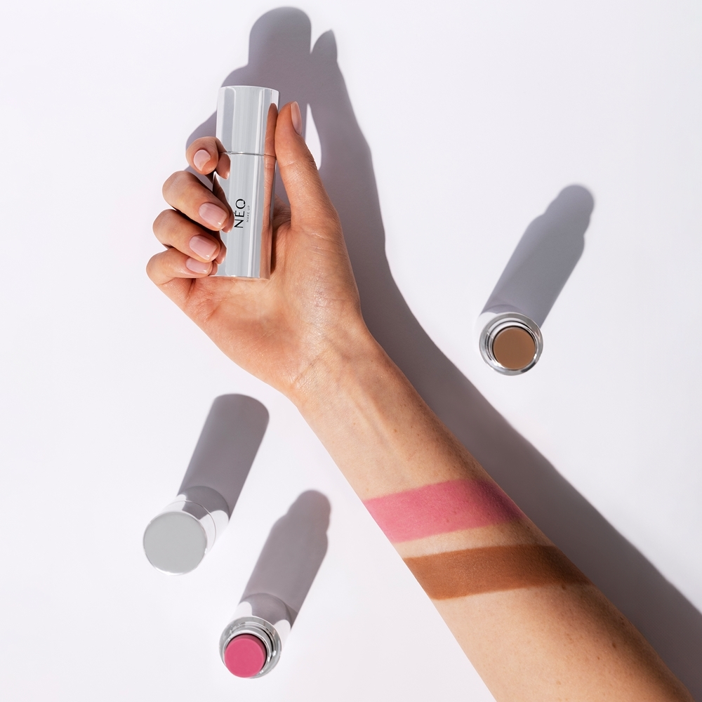 NEO MAKE UP Intense Serum Blush Stick - Румяна в кремовой палетке, 7 g