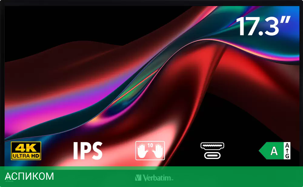 Портативный монитор Verbatim PMT-17-4K 32239
