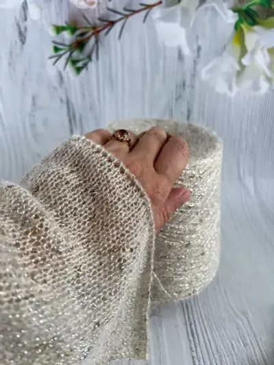 Пряжа для вязания с Мохер с люрексом Люмия 50г