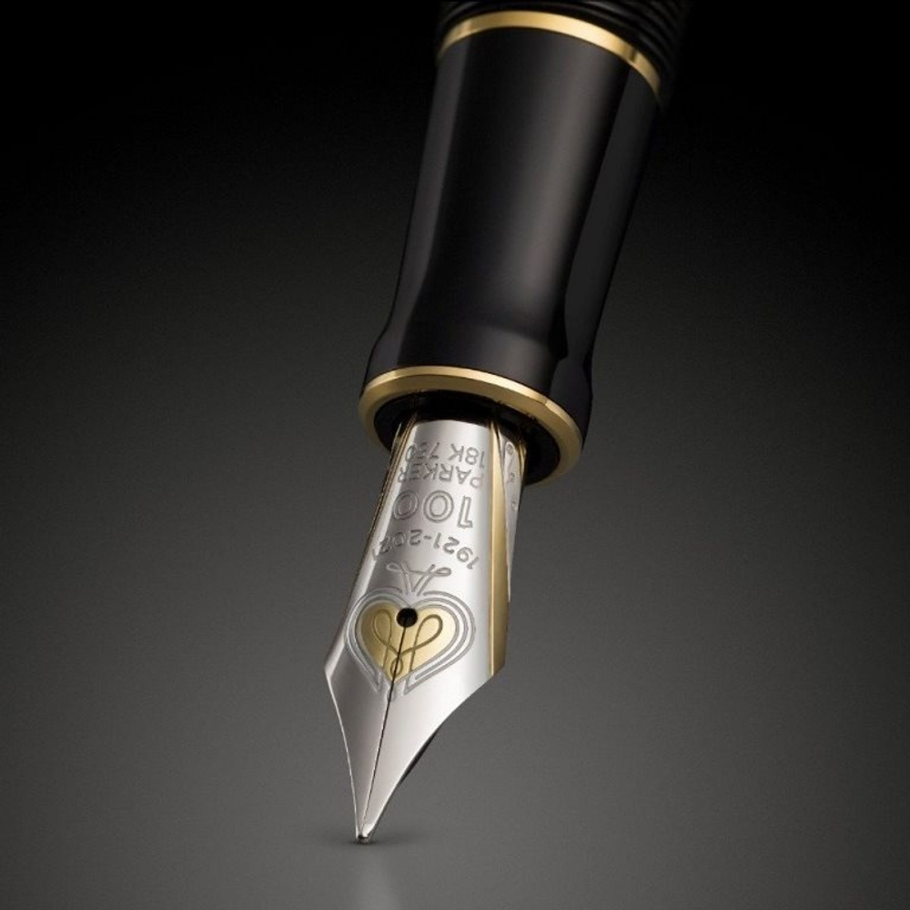 Перьевая ручка LAPIS LAZULI DUOFOLD 100TH, перо: F, цвет чернил: black, в подарочной упаковке.