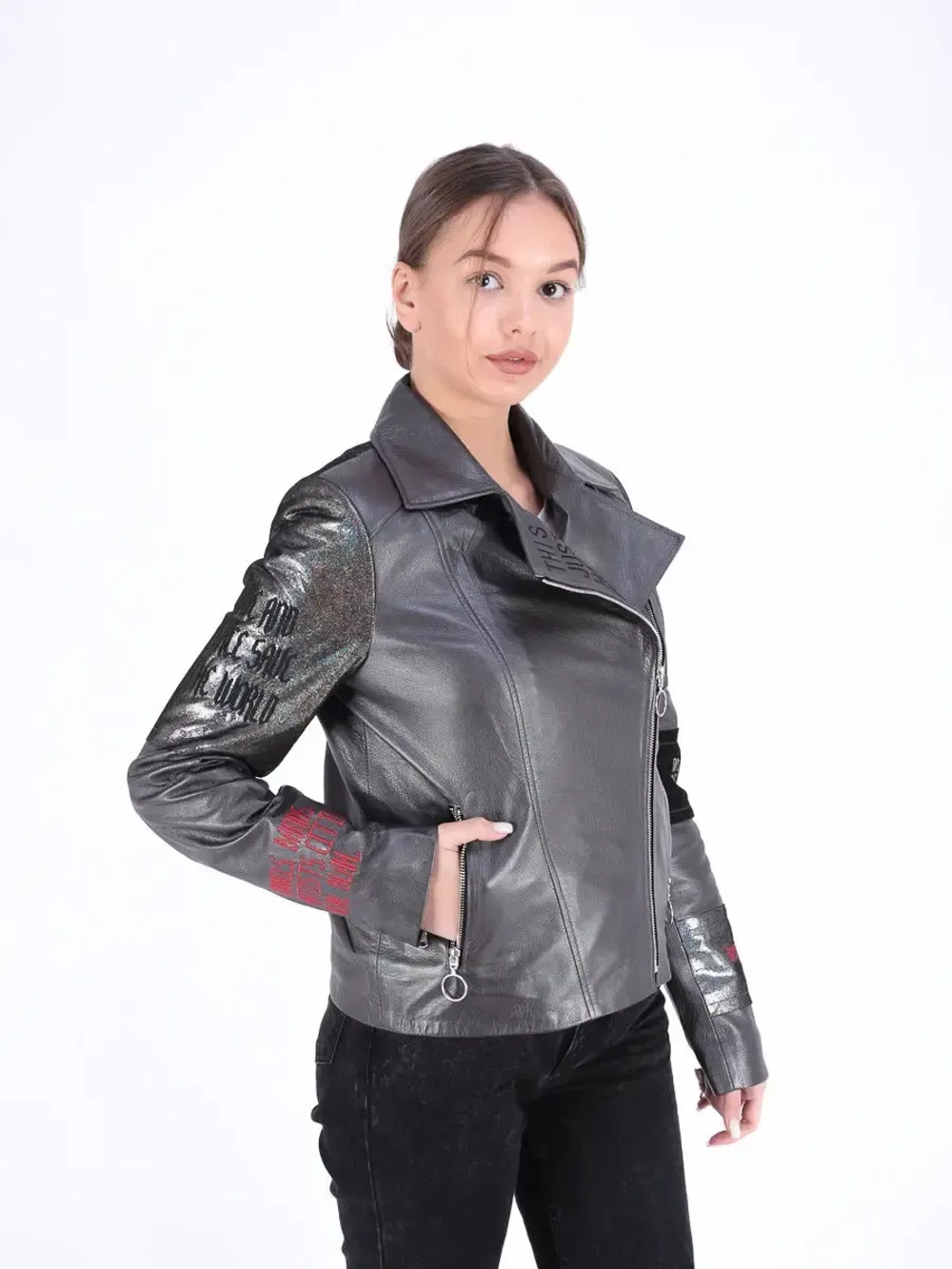 Косуха кожаная весна натуральная