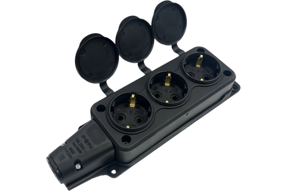 Удлинитель силовой iTOK i-CONNECT-COLOR-SUR-KG-215-3-54-10-BLACK