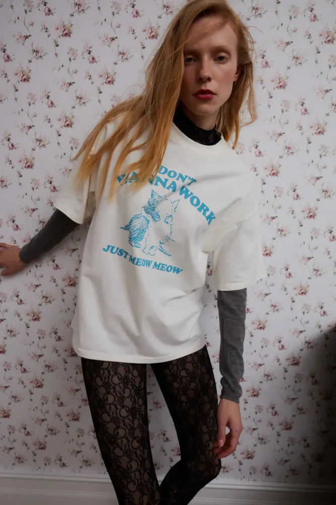 Футболка, молочный Футболка, молочный