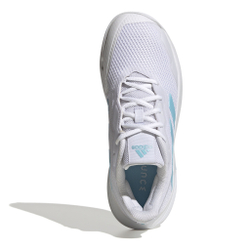 Женские теннисные кроссовки adidas CourtJam Control Carpet Shoe Women - White, Turquoise