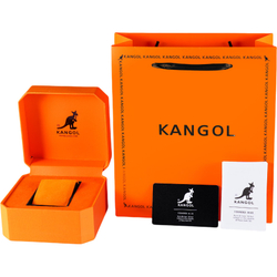 KANGOL Pigeon Egg Niche Classic Fashion Waterproof Quartz Movement Genuine Leather Strap Watch Women"s Watch