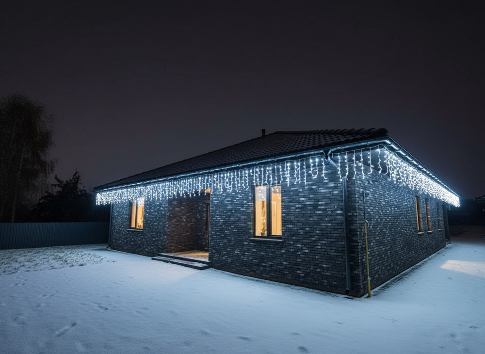 Гирлянда уличная Бахрома 330 LED 5 метров влагозащищённая IP68