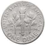 1 дайм (10 центов) 1957. США (D) VF Серебро