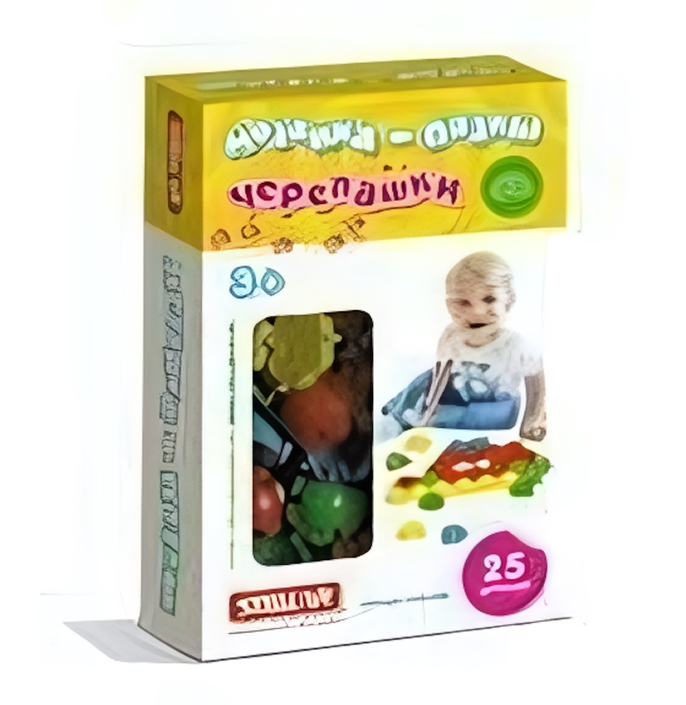 Мозаика пазлы "Черепашки" (d.=40мм./25шт.) (Стеллар)