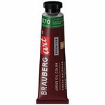 Краска масляная художественная земляная зеленая, Brauberg Art Premiere, туба, 46 мл