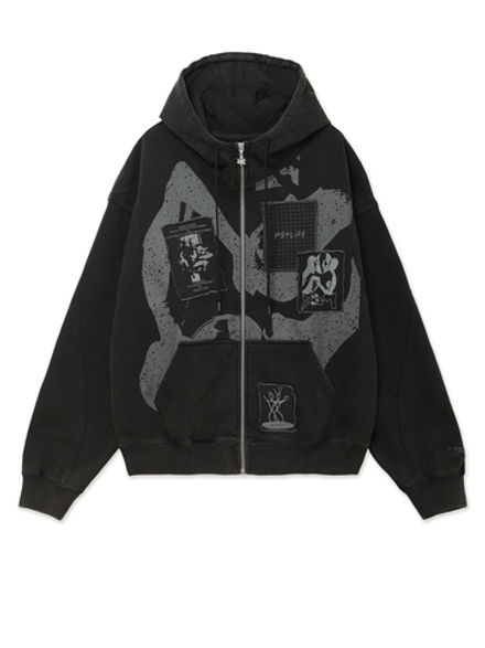 Мужская Толстовка Post Work Zip Thru