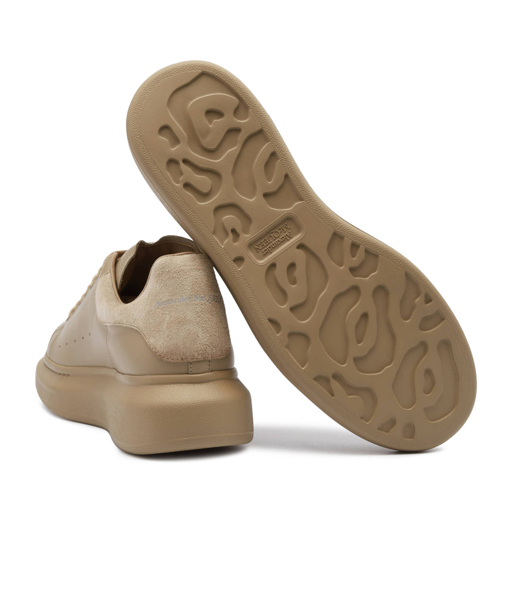 Кожаные кроссовки Alexander McQueen - бежевый(727388 WIEEY)